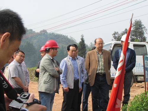 冷剛廳長(zhǎng)視察銅頭引水工程