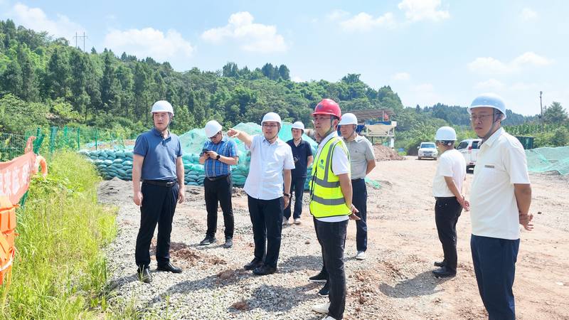 抓好防汛重點，筑牢安全防線——集團副總經理鄭祖杰率隊赴施工一線檢查汛期安全生產工作