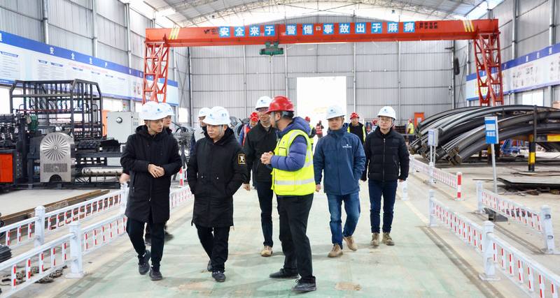 水利廳侯軍一行到公司承建的亭子口灌區(qū)一期工程I標(biāo)段開展安全生產(chǎn)專項(xiàng)整治督導(dǎo)檢查