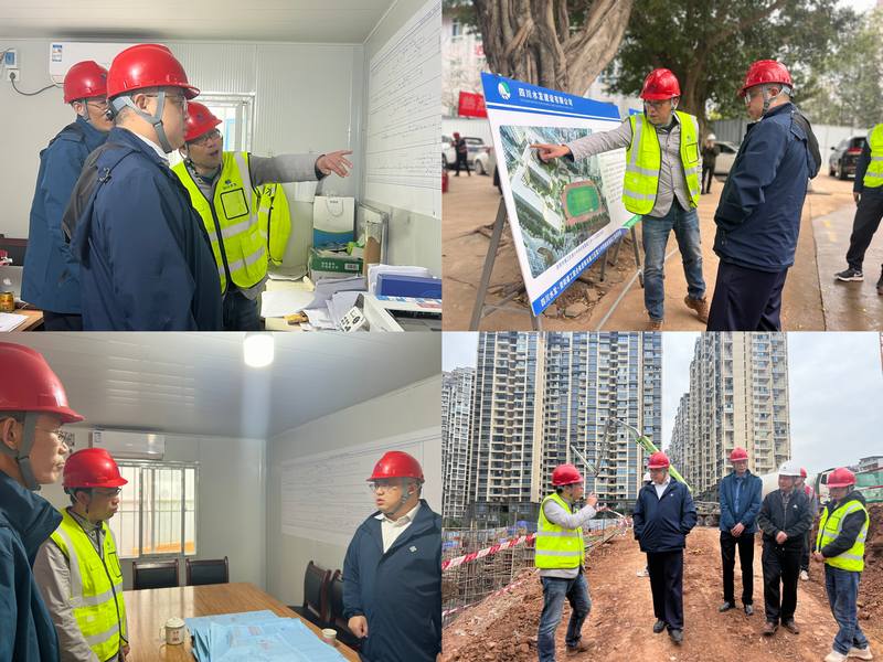 強化安全質量管控，打造優(yōu)質放心工程——羅雪赴資陽市雁江區(qū)六中校舍重建工程項目開展現(xiàn)場檢查督導